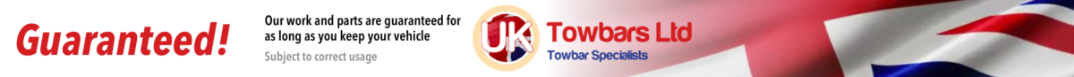 Our towbars are guaranteed for as long as you keep your vehicle Our towbars are guaranteed for as long as you keep your vehicle